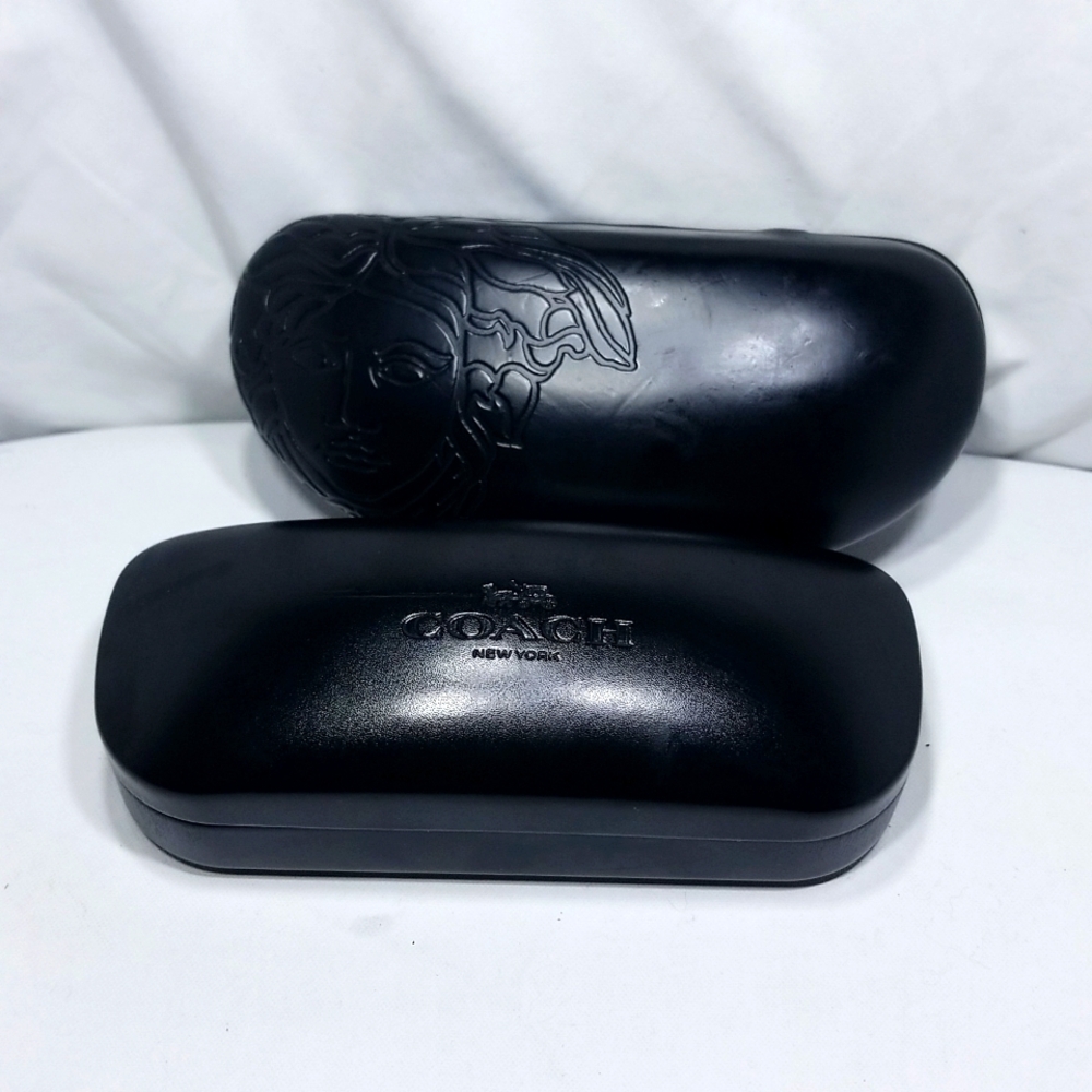 Versace/Coach Sunglass Eyeglass cases Black